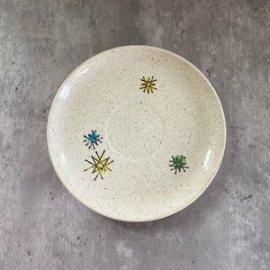 Vintage Starburst Atomic Saucer Made In France Les Etoiles